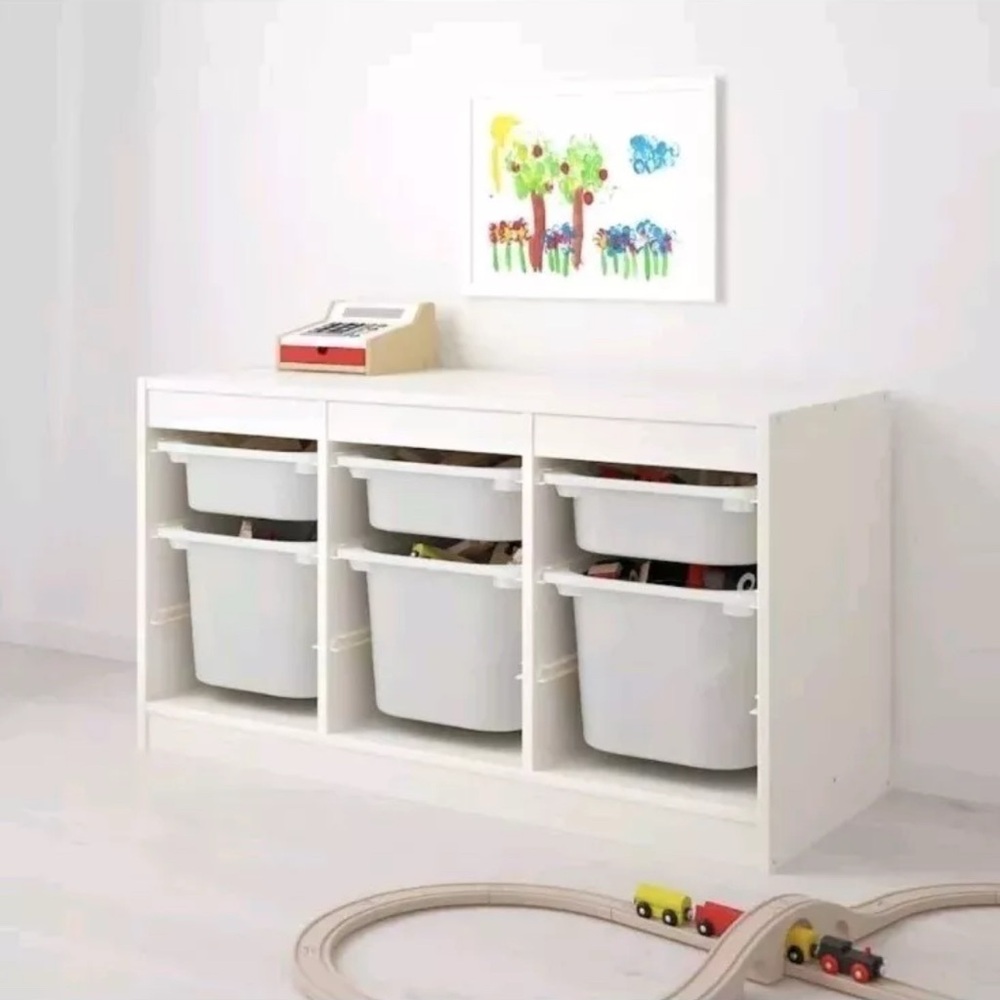 Lot Of 3 IKEA Trofast Toy Storage Bin 16 ½”x11 ¾”x4"  New